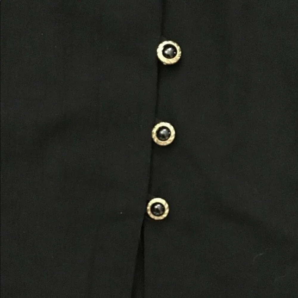Sunshine Starshine Vintage Black Dress 16